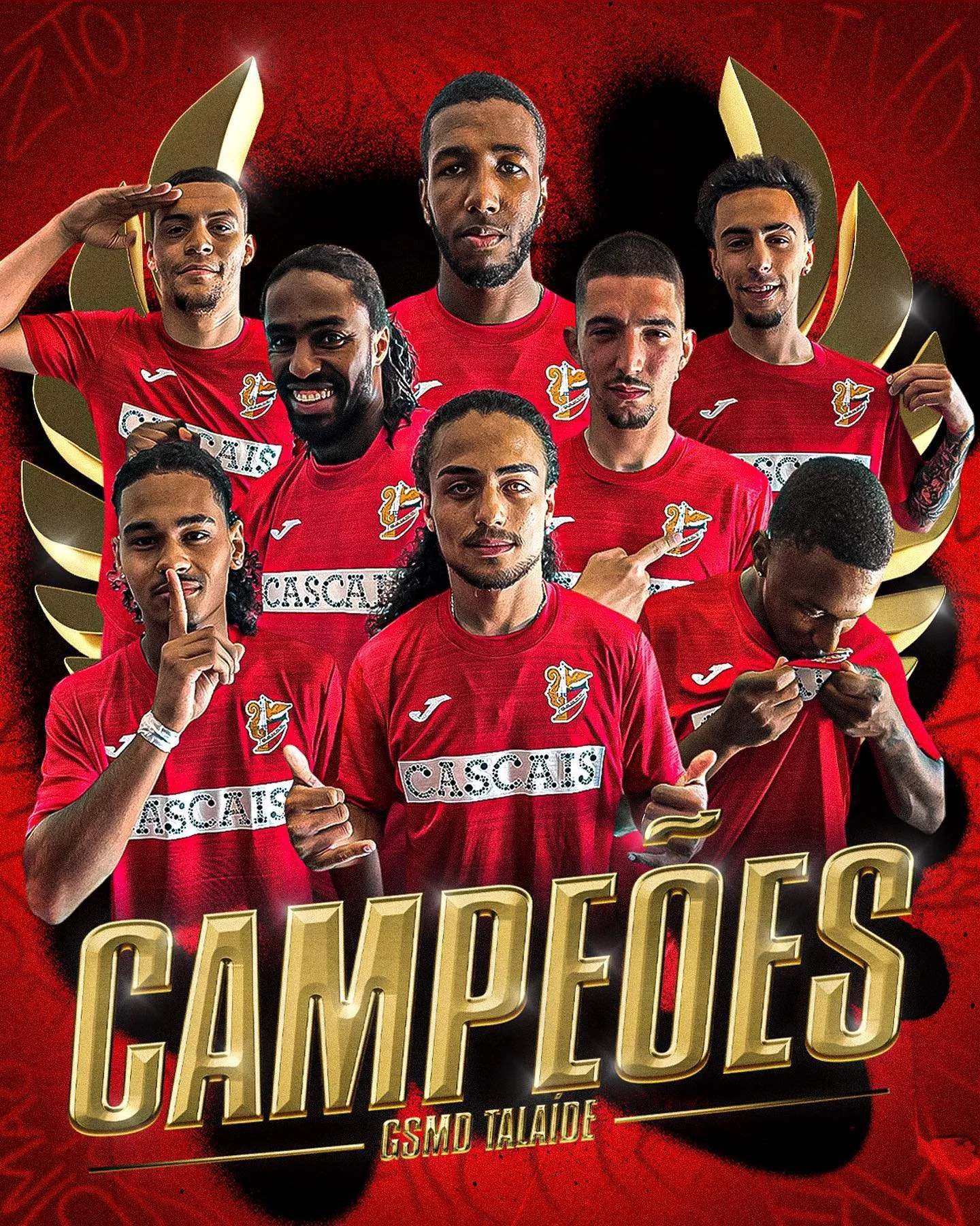 CAMPE&Otilde;ES 🎉
SUBIDA &Agrave; SEGUNDA DIVIS&Atilde;O AF LISBOA 🔴⚪️