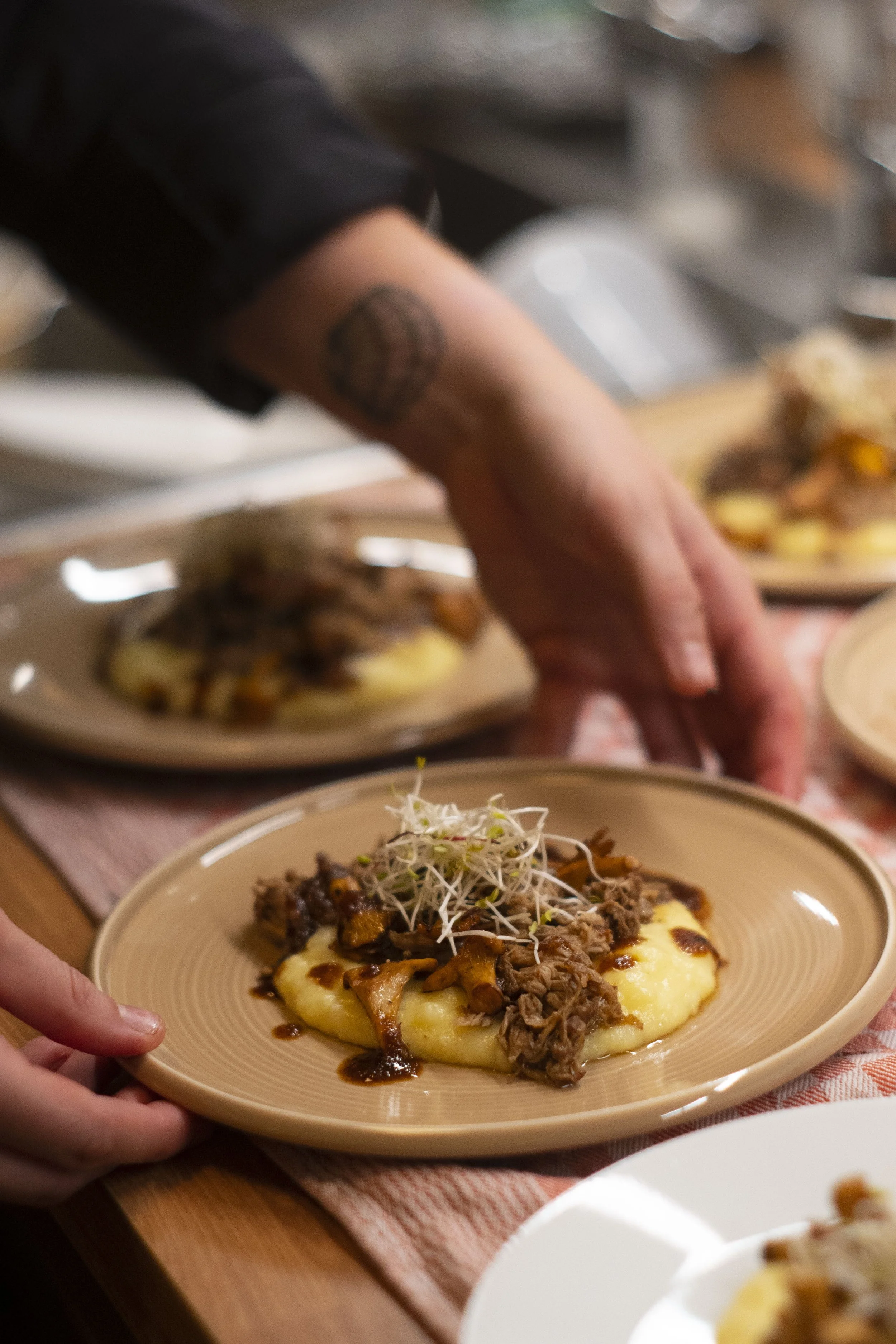 Pulled pork prepared by private chef Pauline Didier in Berlin