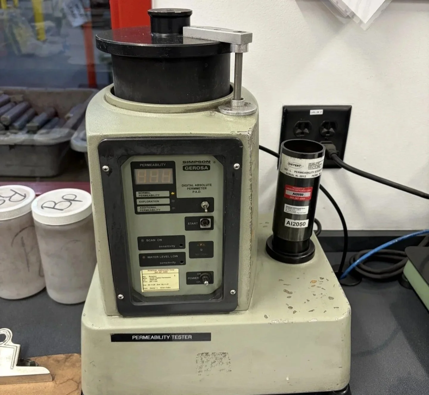 Sand Permmeter Calibration