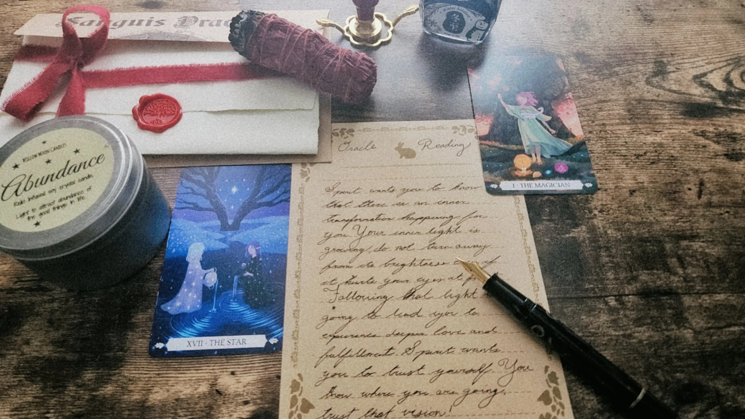 Handwritten Tarot Letter