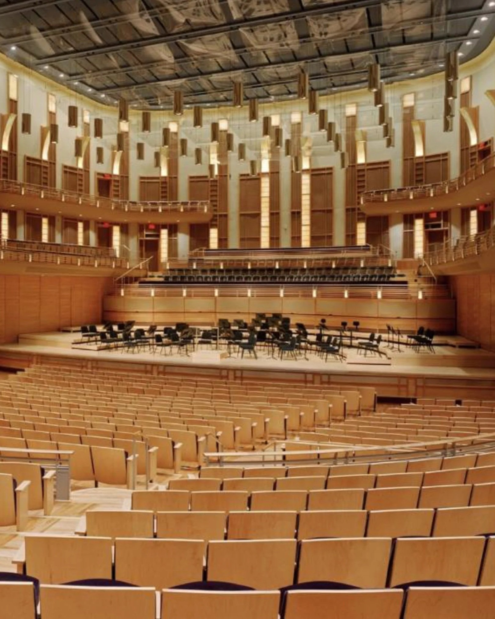 Inside view of the Strathmore Music Center Concert Hall.