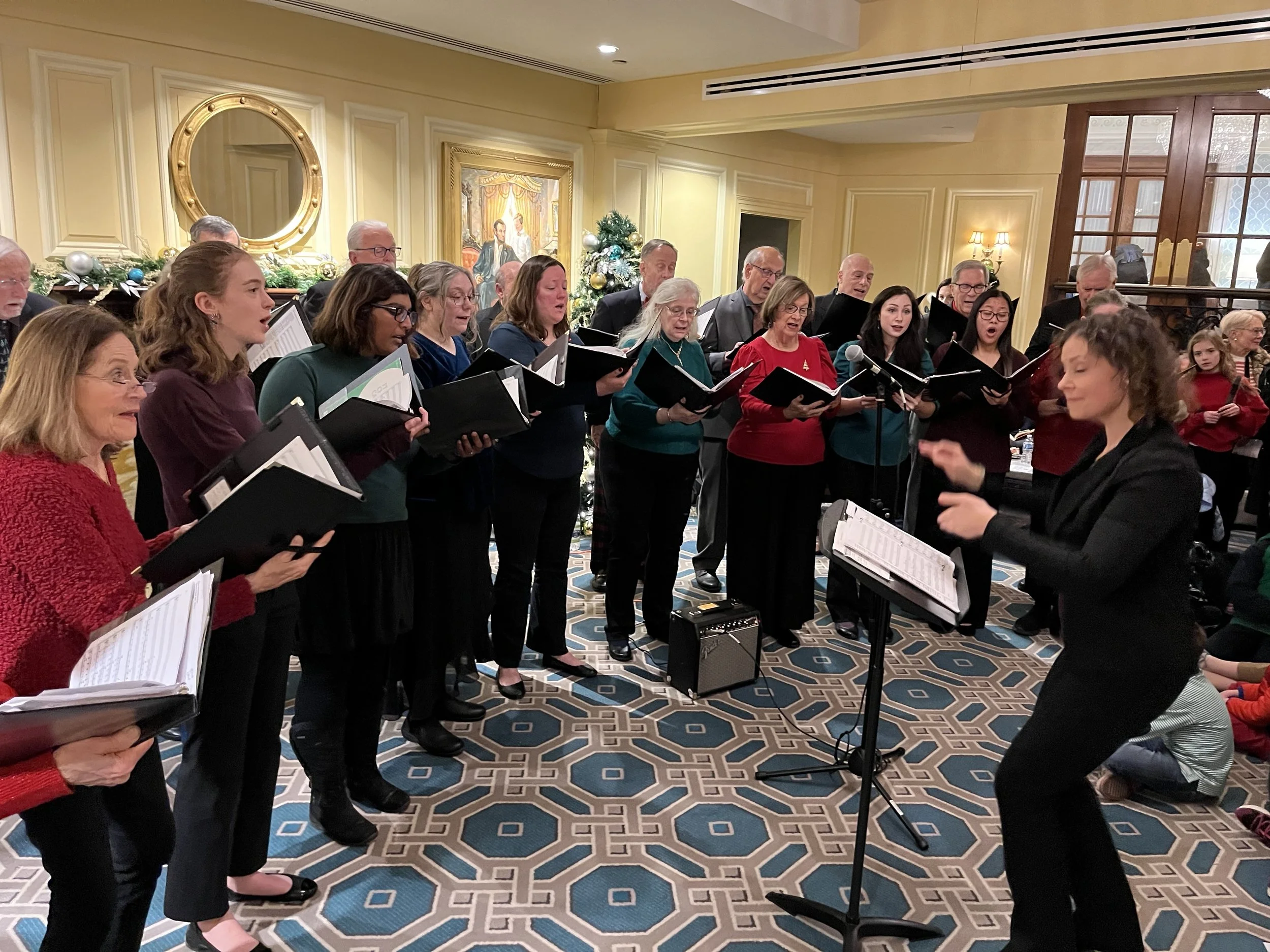 A performance by the City Singers, conducted by Kathleen Jagielski.