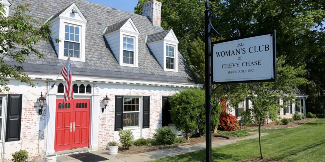 The outside of the Woman's Club of Chevy Chase.