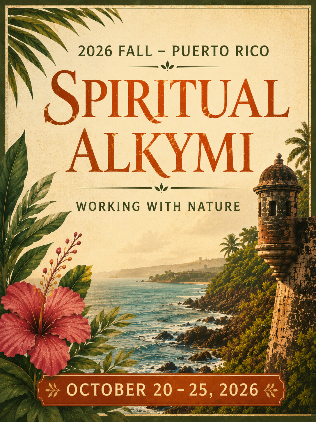 Spiritual Alkymi Retreat in Puerto Rico DOUBLE ROOM