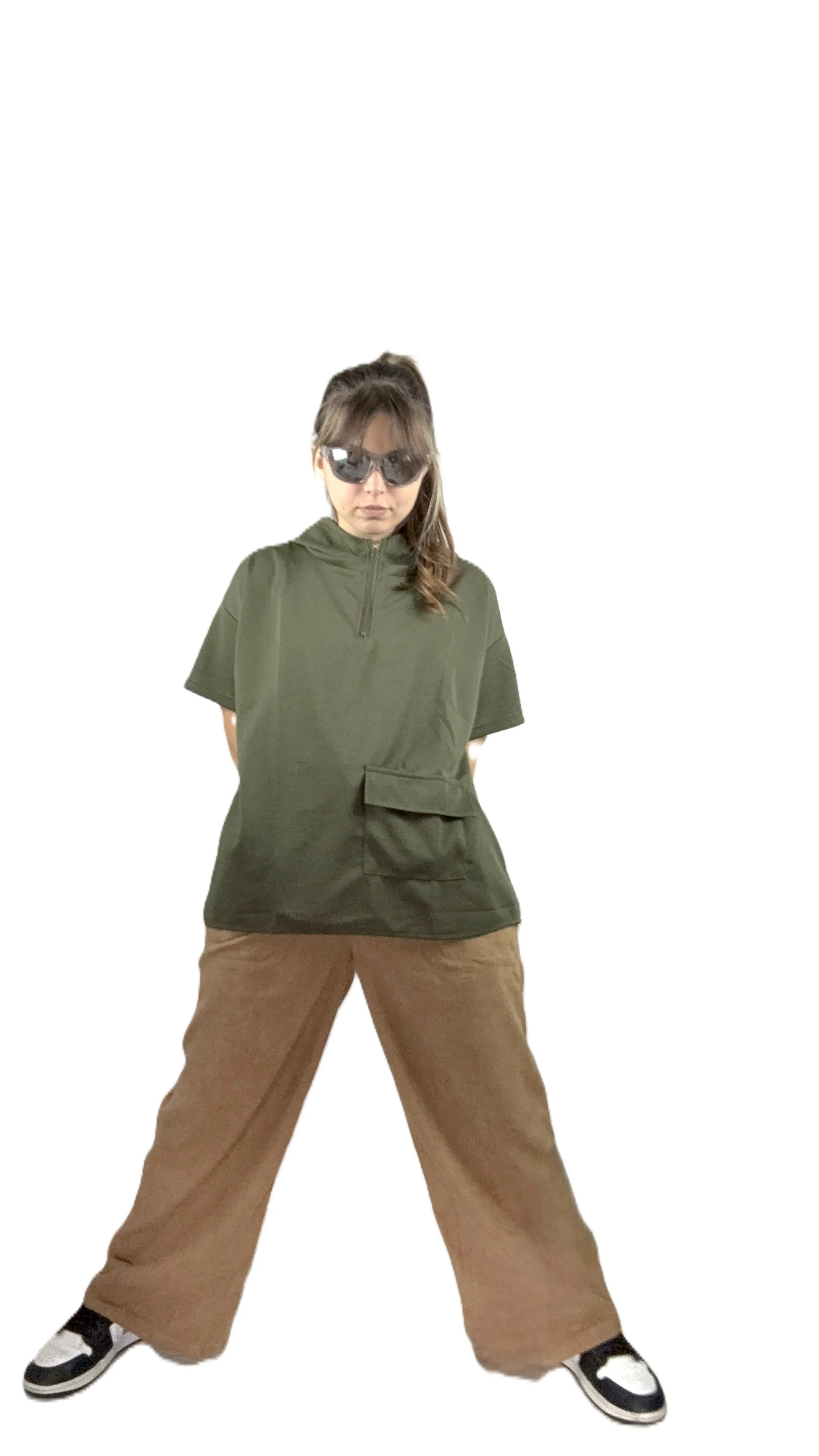 T-shirt manches courtes kaki