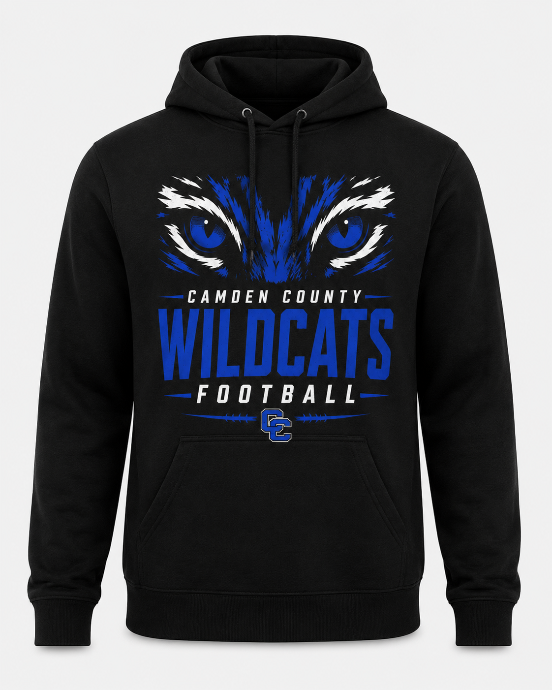 Camden County Wildcats Football Hoodie