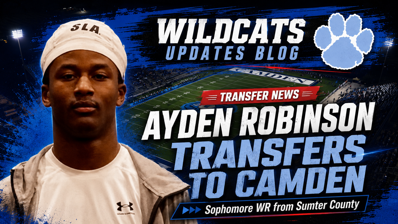 Camden County Adds Sophomore Wide Receiver Ayden Robinson