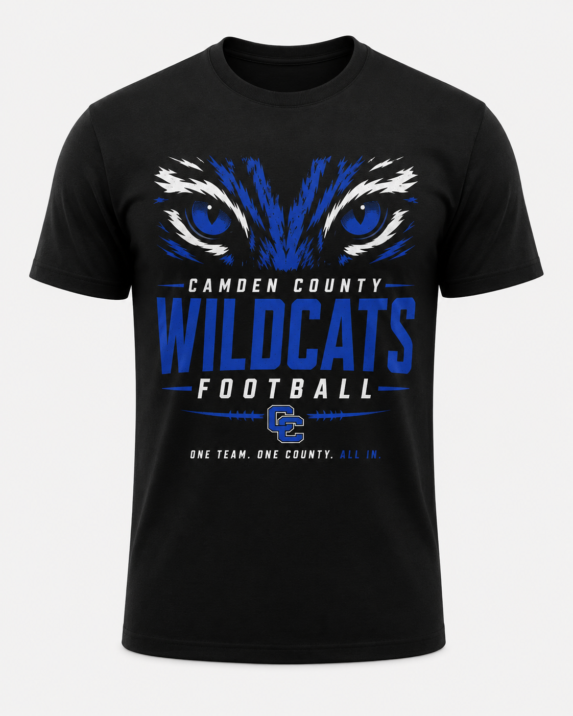Camden County Wildcats Football T-shirt