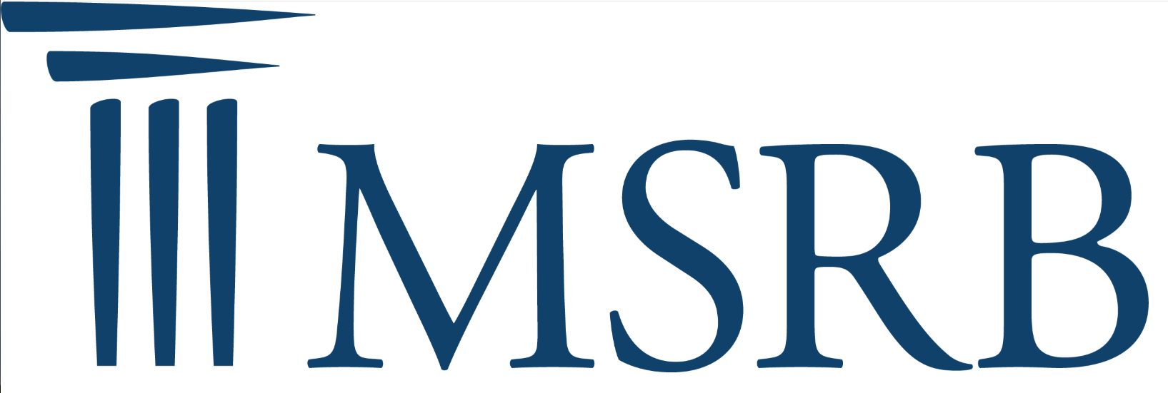 The logo of the Municipal Securities Rulemaking Board