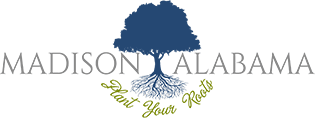 Madison, Alabama city logo with a tree