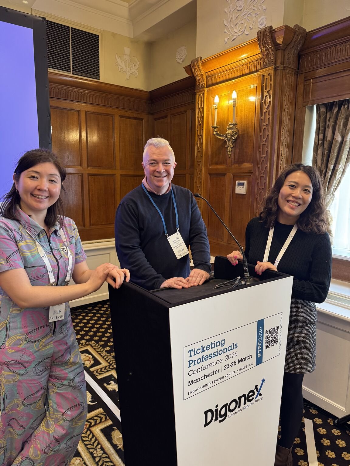Ticketing Professional Conference - March 2026 
 
I organise the panel: Holding On and Moving Forwards: Navigating Change in Careers, working with the amazing Jamie Snelgrove & Mariko Primarolo  