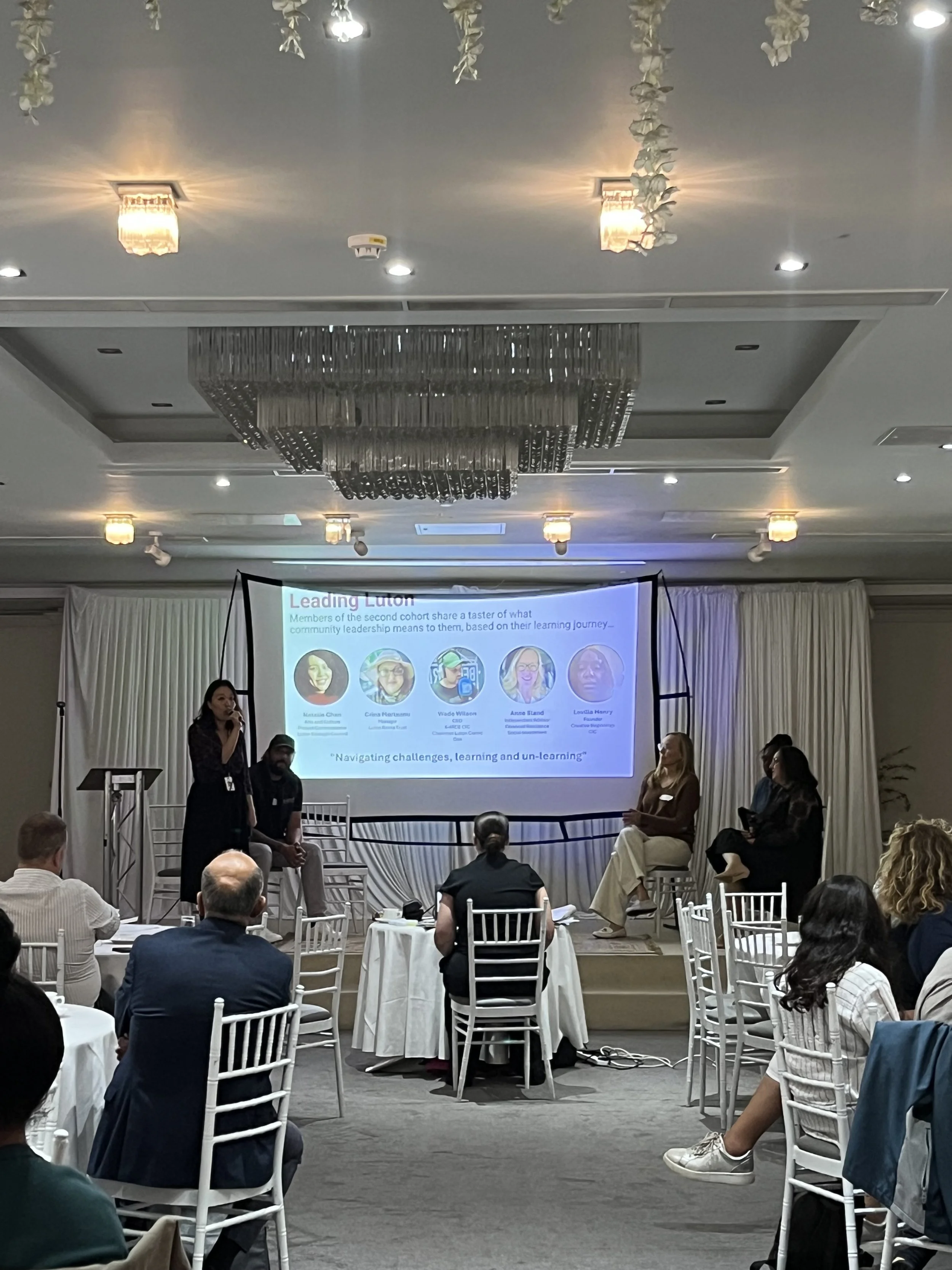 Chairing the panel on community leadership in Luton, as part of Fairness Task Force, September 2026 
 
Holding space to unlock meaningful stories on how community leaders have created change in Luton. 

