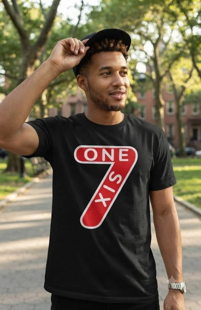 BLACK  716 GRAPIC TEE