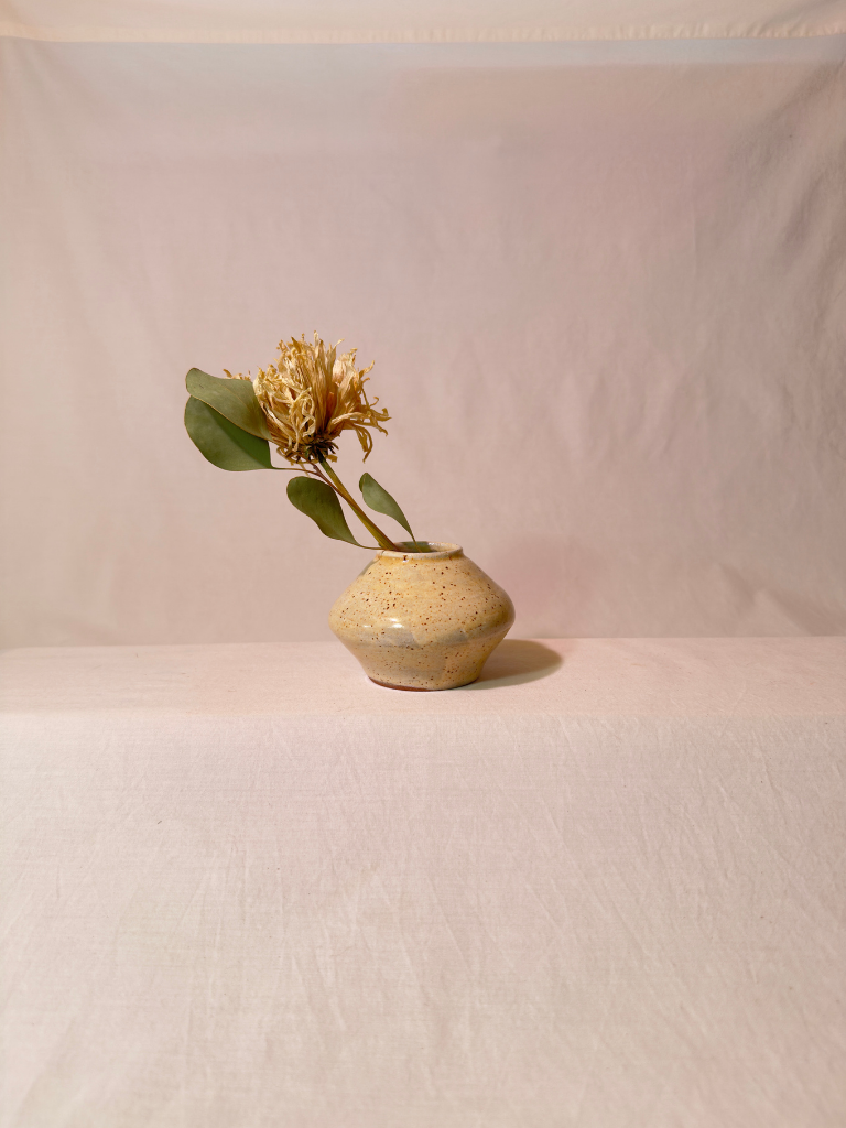 Petite Speckled Bud Vase