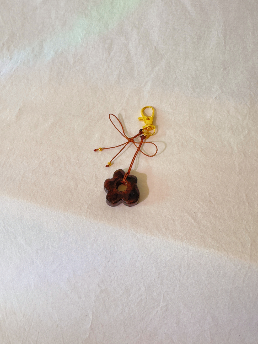 Espresso Petal Charm