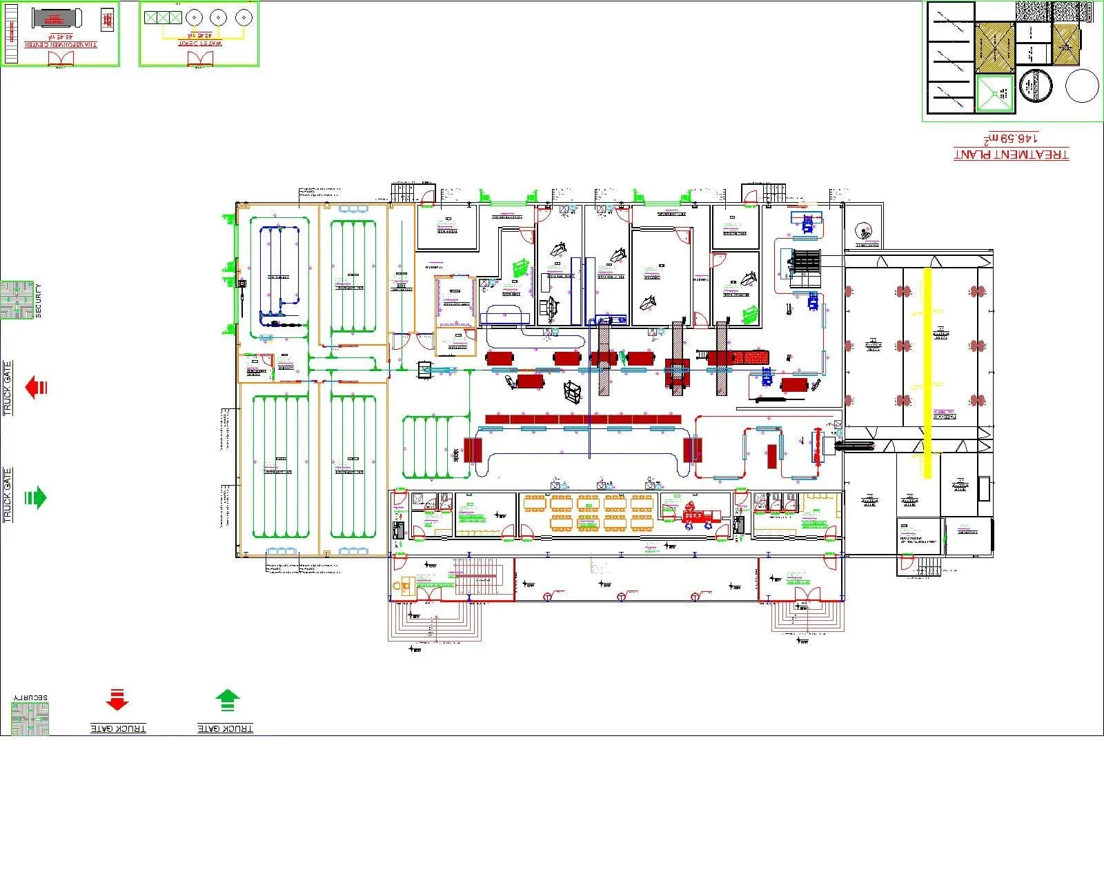 slaughterhouse machine layout project