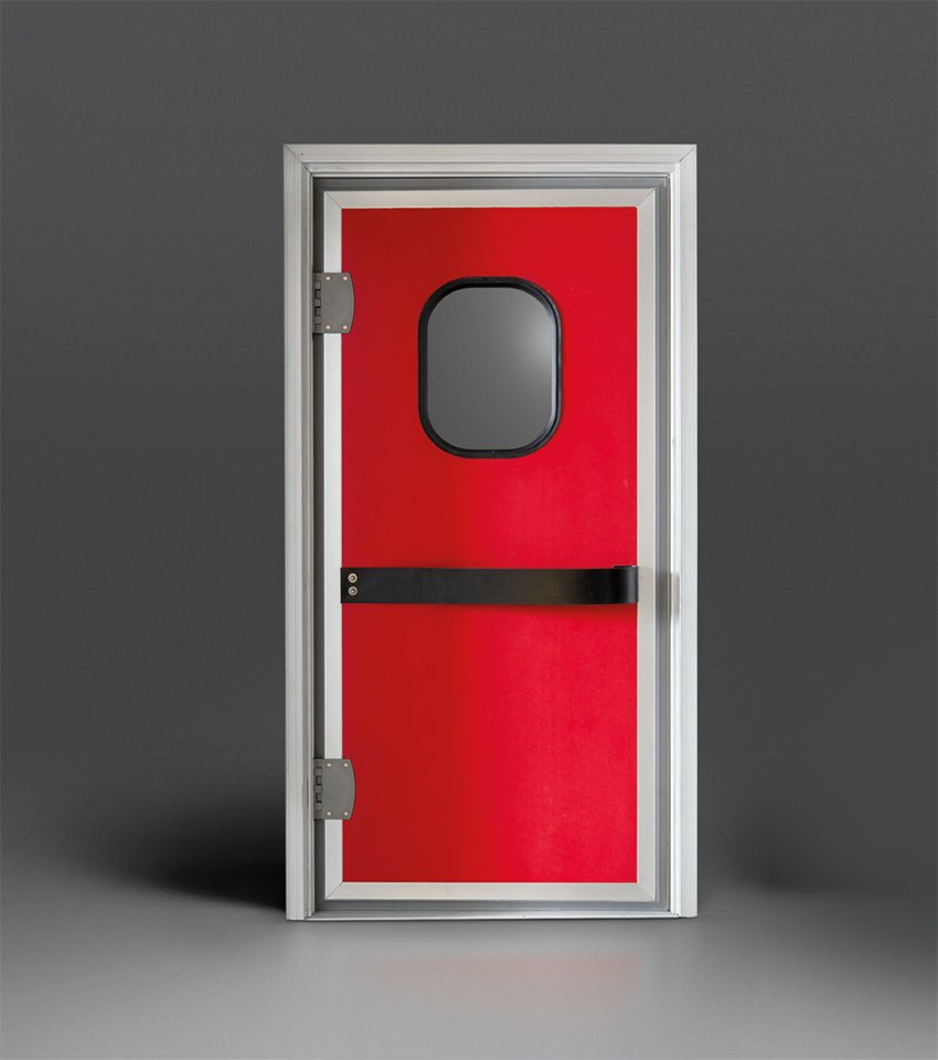 Cold Room Sliding Doors with Monorail Meat Hanging System - Teknotes Group