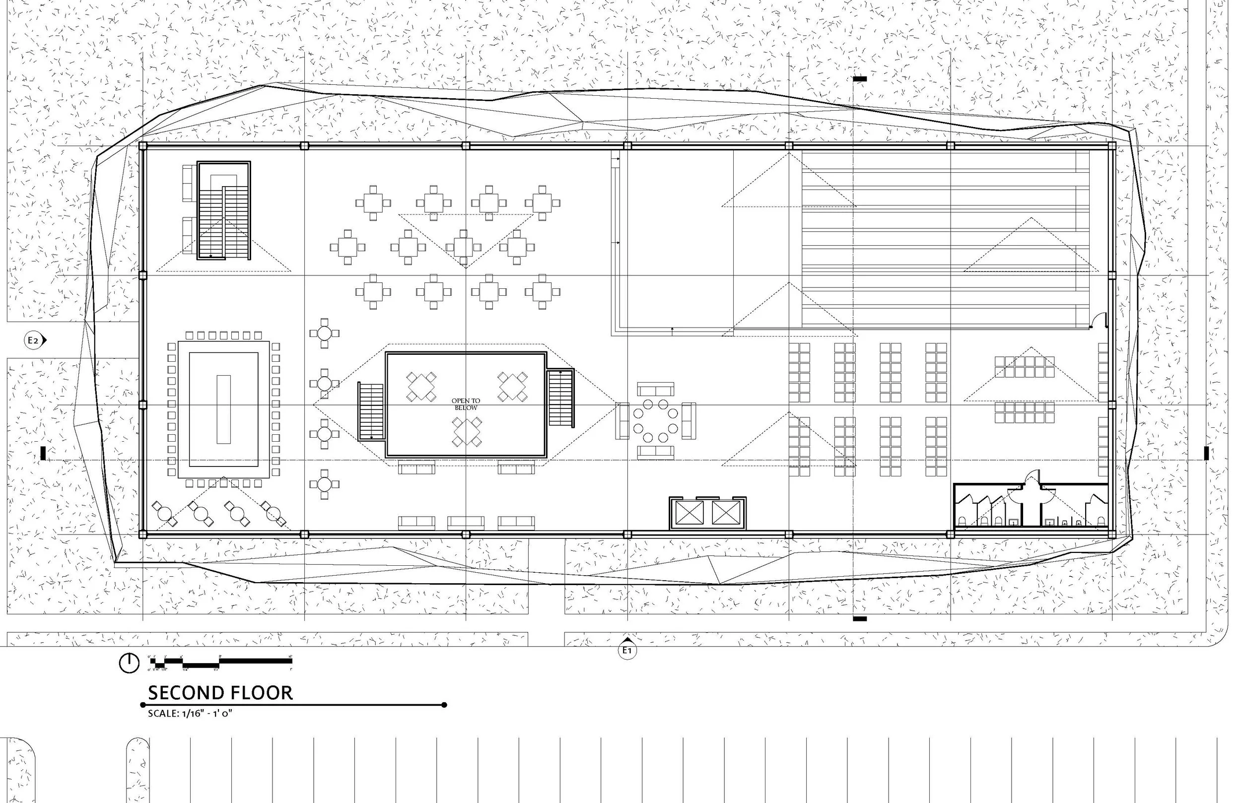 second floor plan.