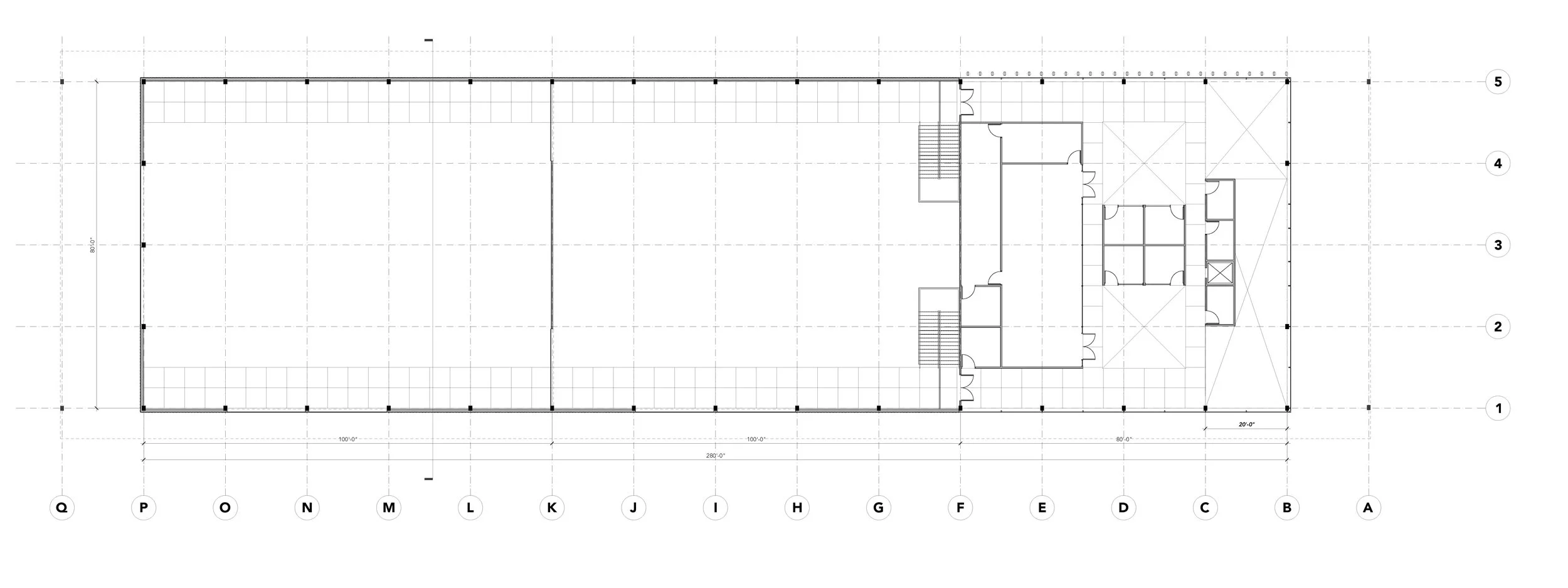 recycling facility second floor plan.
