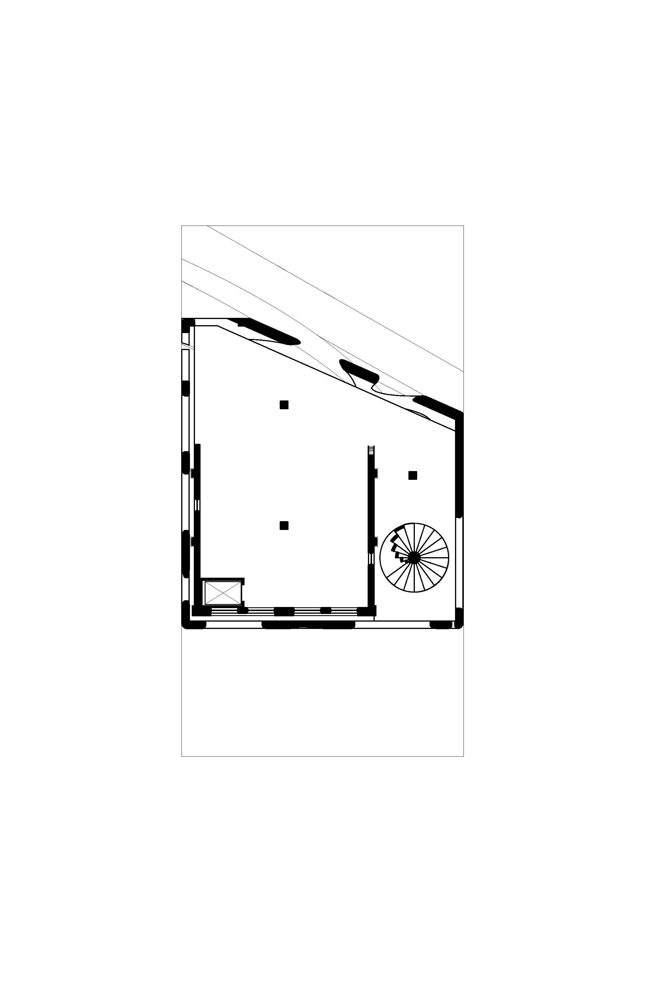second floor plan.