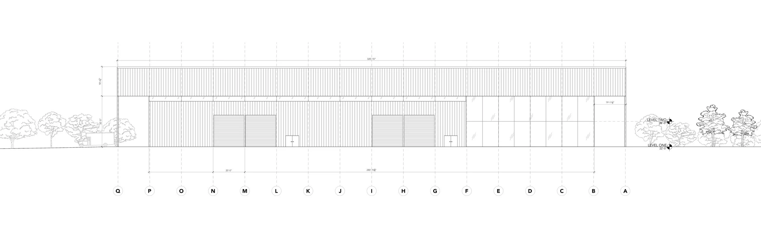 recycling facility elevation.