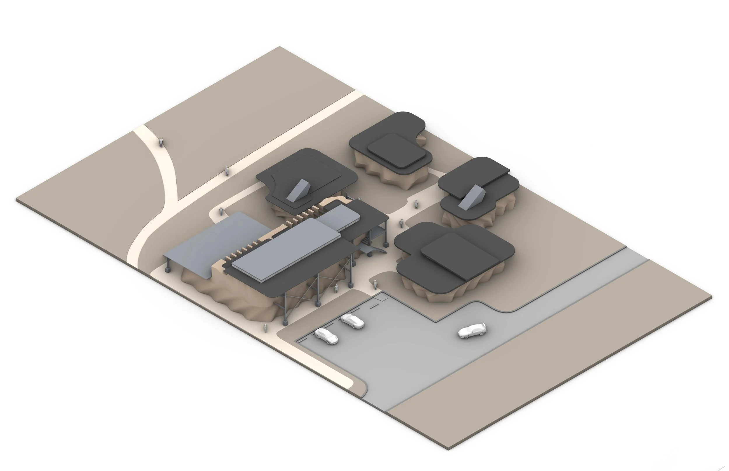 site axonometric.