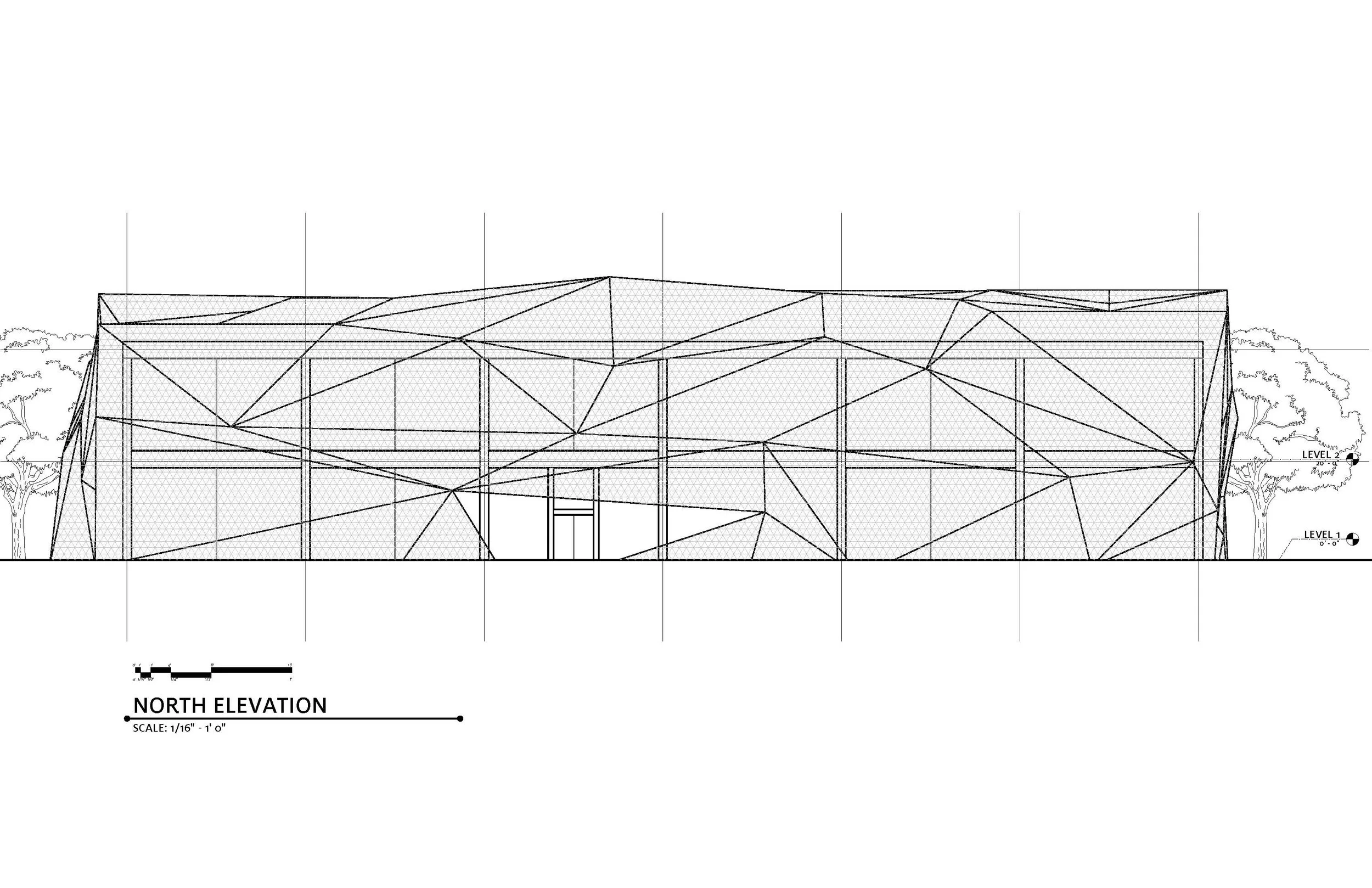 north elevation.