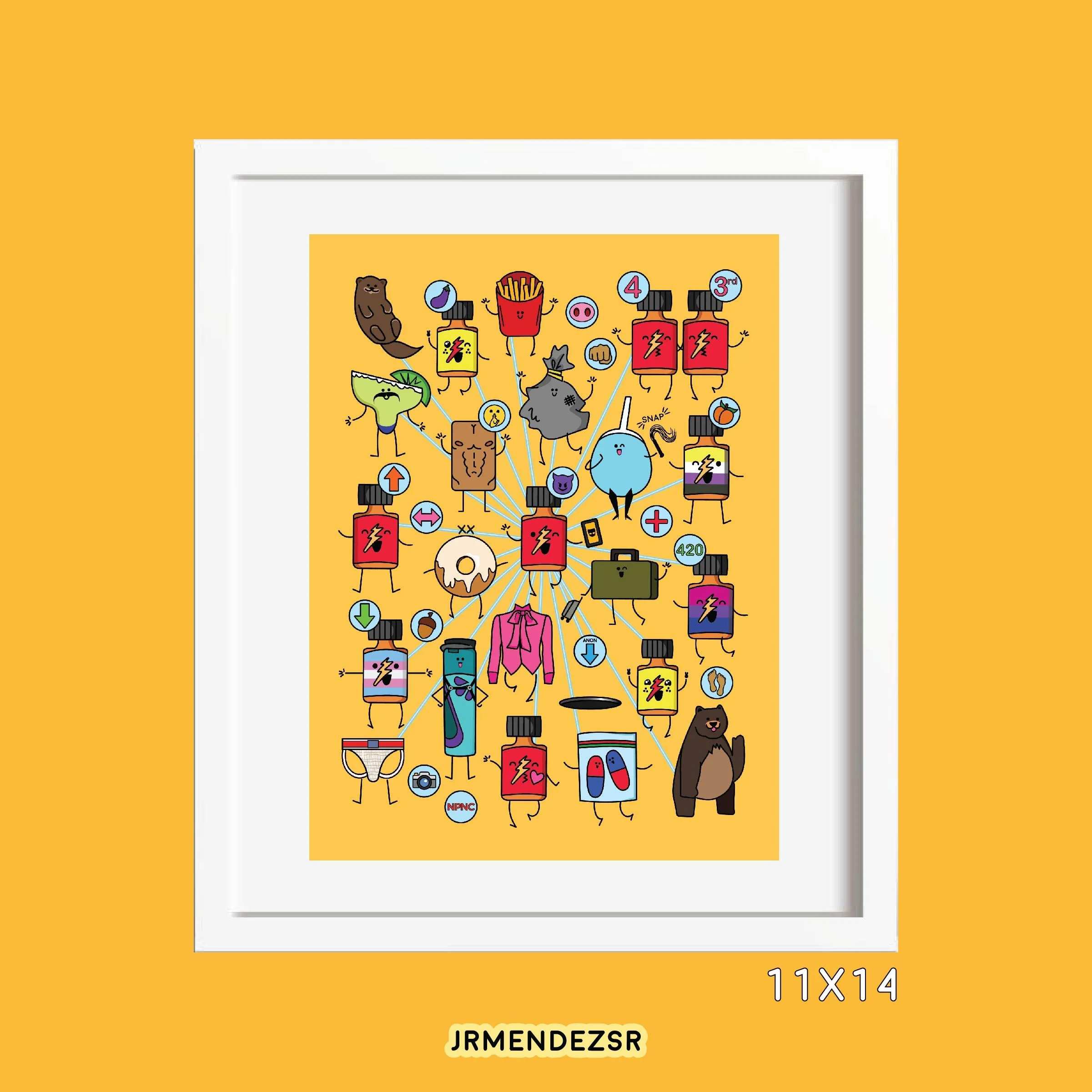 The Junior Mendez Apps Print