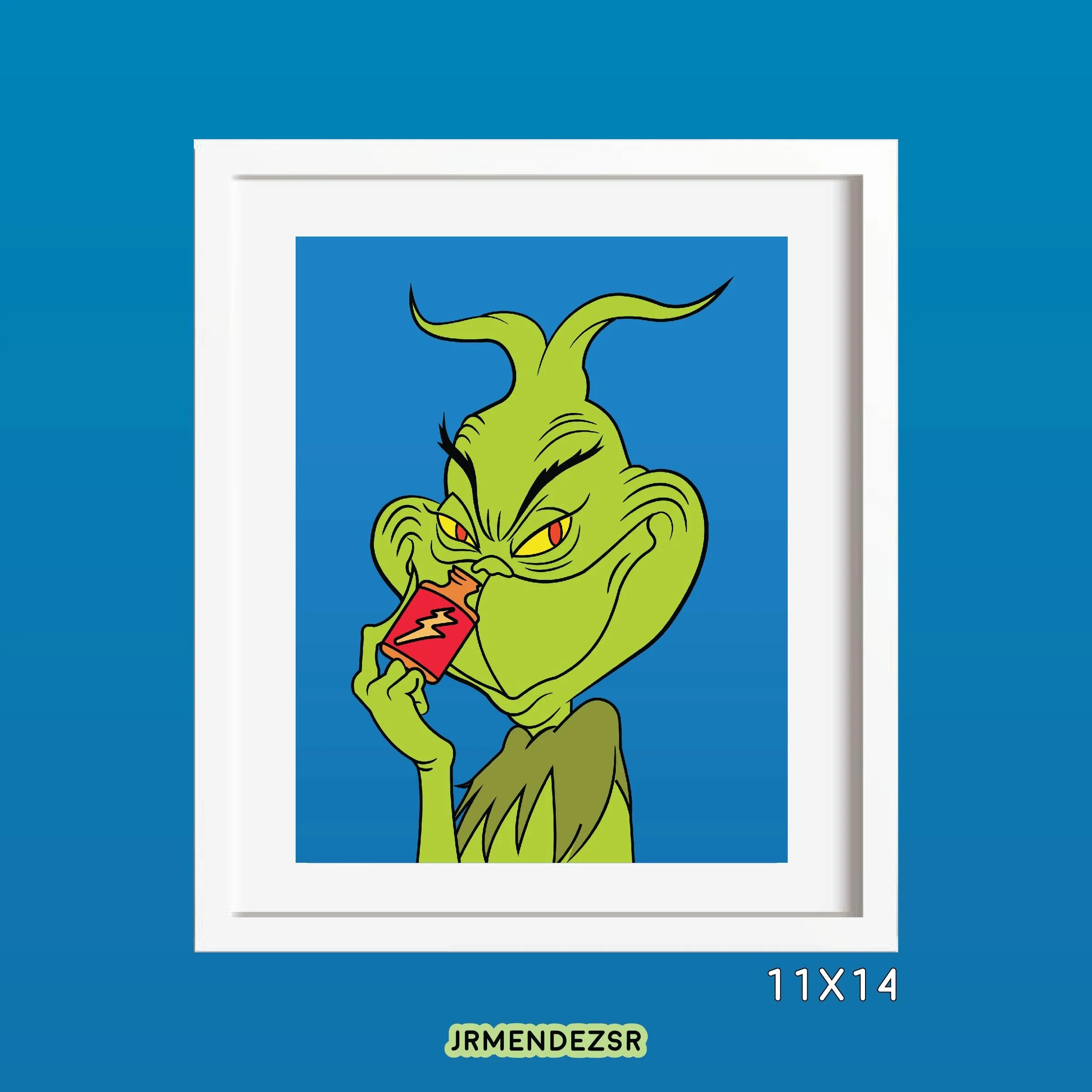 Grinch Poppers Print