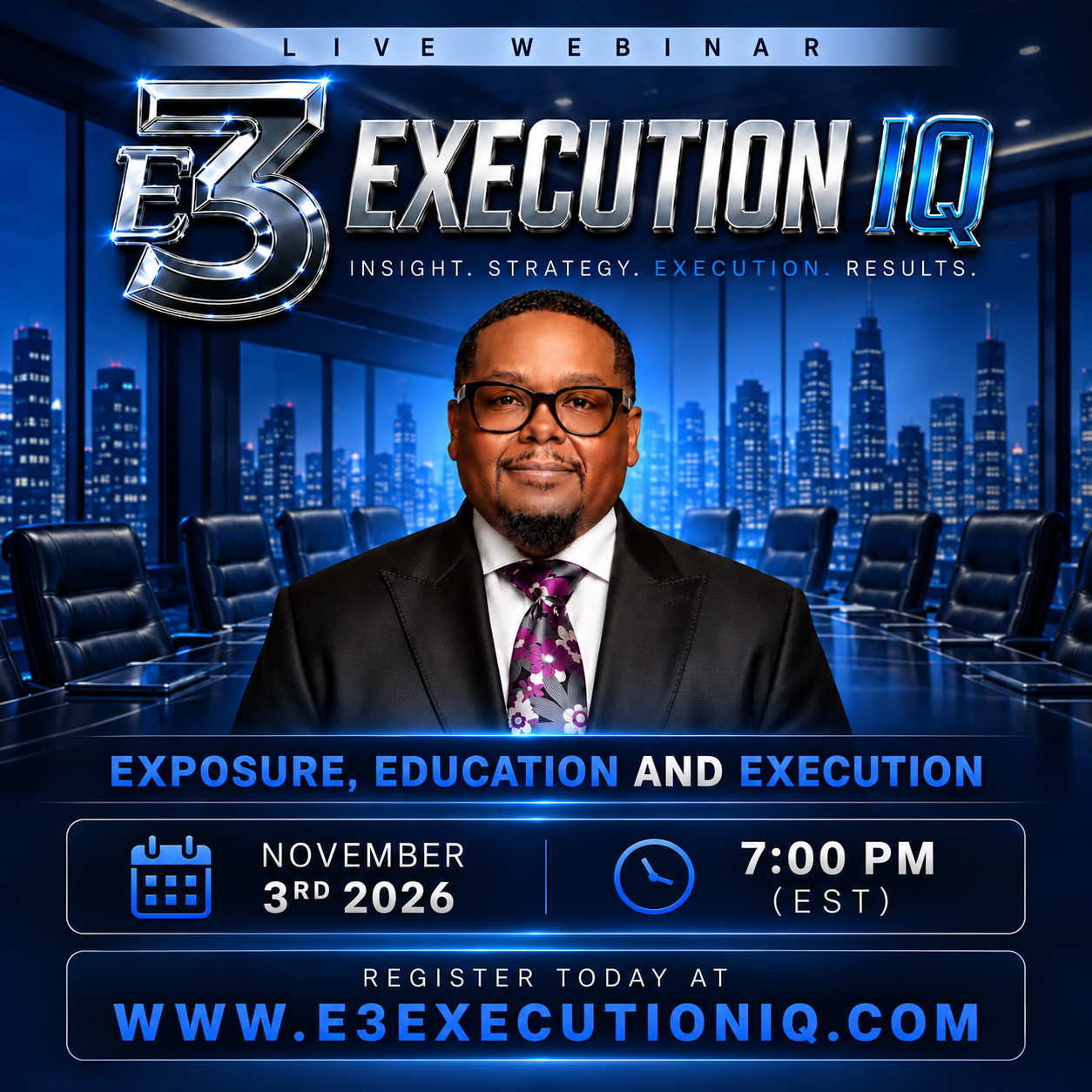 E3 Execution IQ Webinar