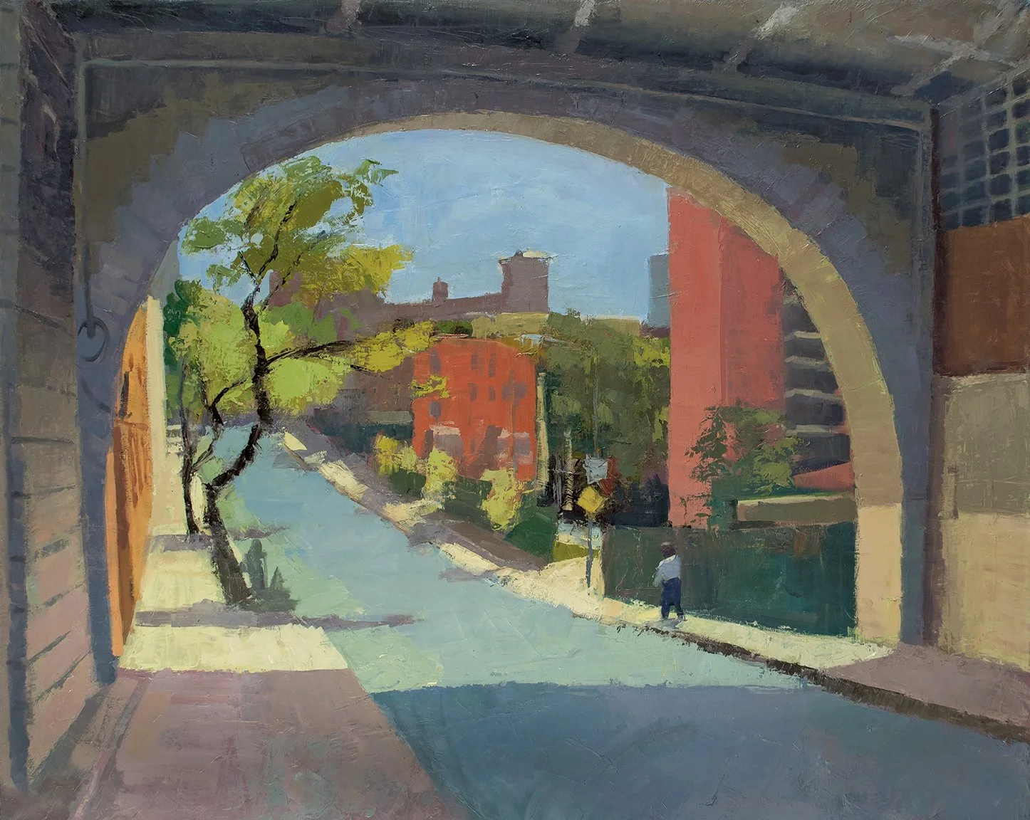  Under Riverside Drive, 26" x 32", Oil on Linen