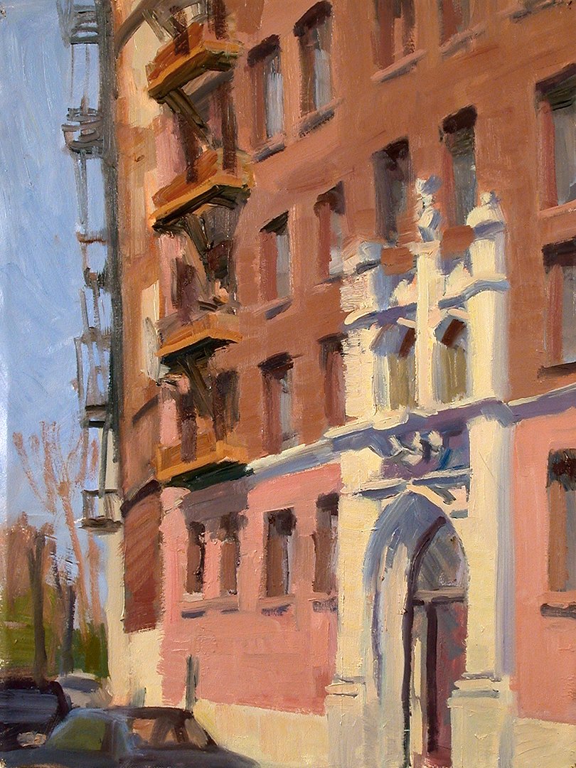  Gothic Portal, 15" x 20", Oil on Canvas