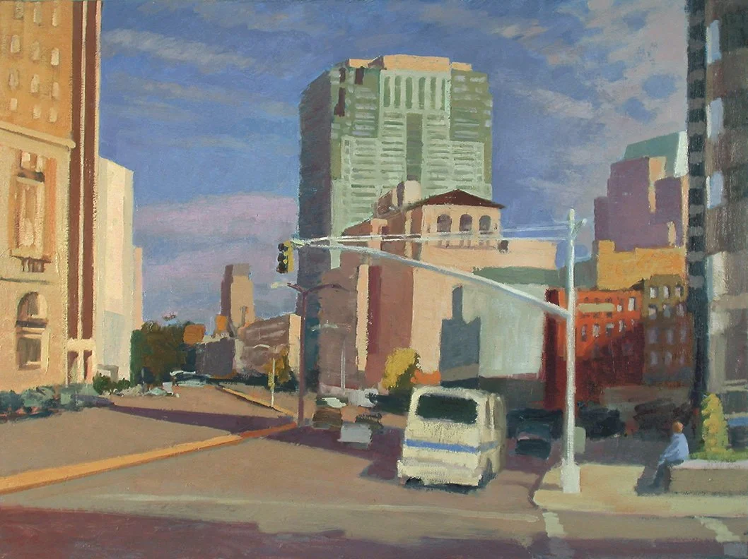  Adams Street, Oil on Canvas, 18" x 24"