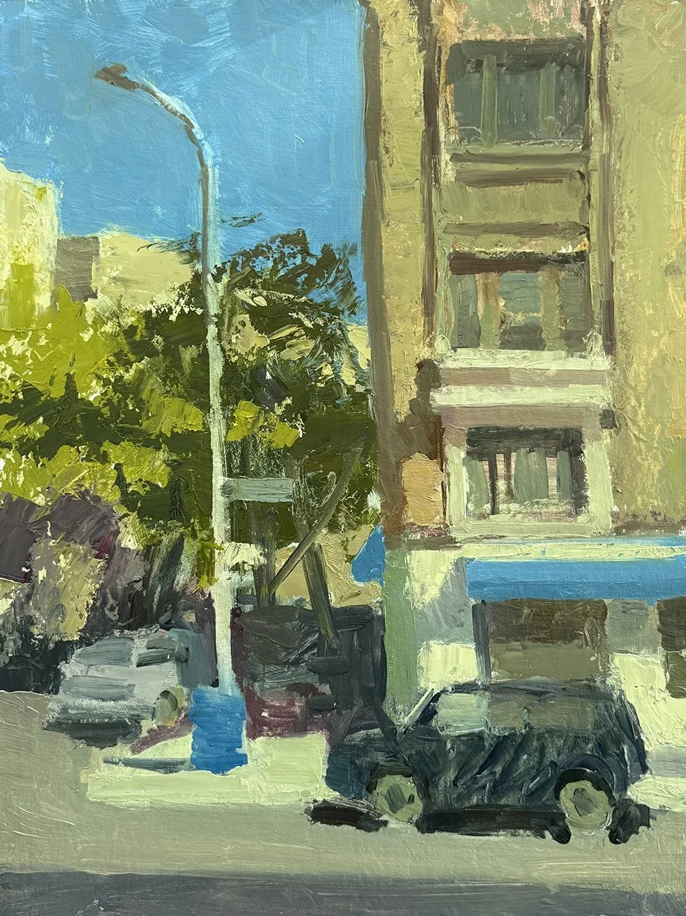 Fort Washington, 162nd Street, 20"X15", Oil on Board