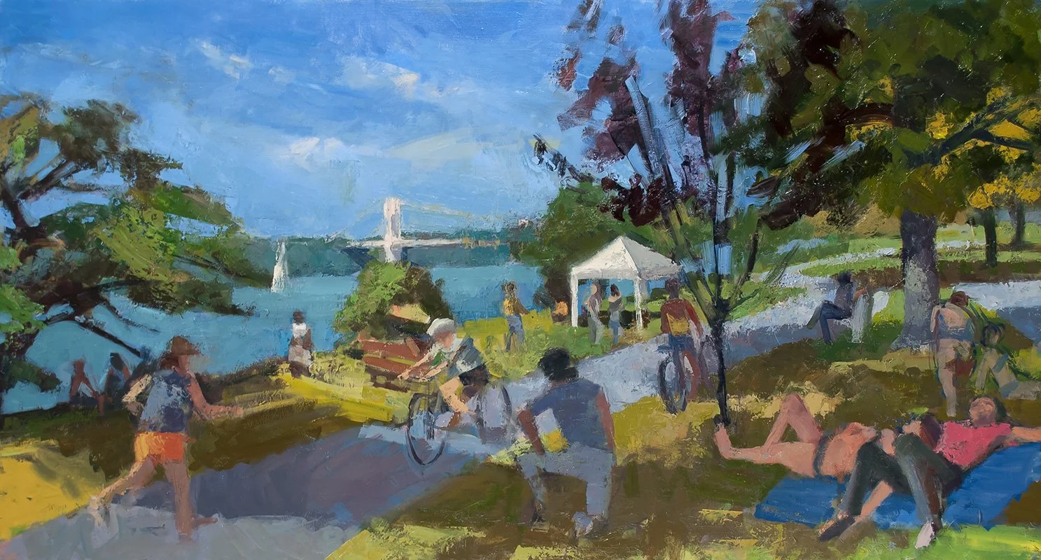 Summer, 26" x 48", Oil on Linen