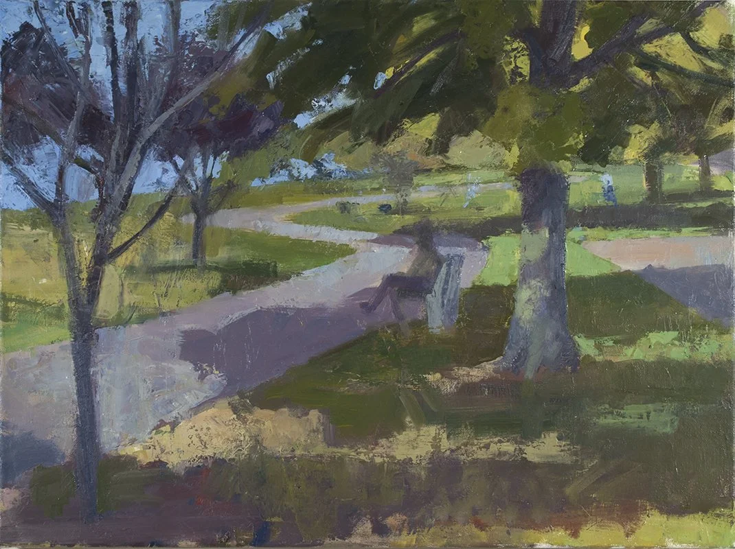 Path Study, 18" x 24", Oil on Linen
