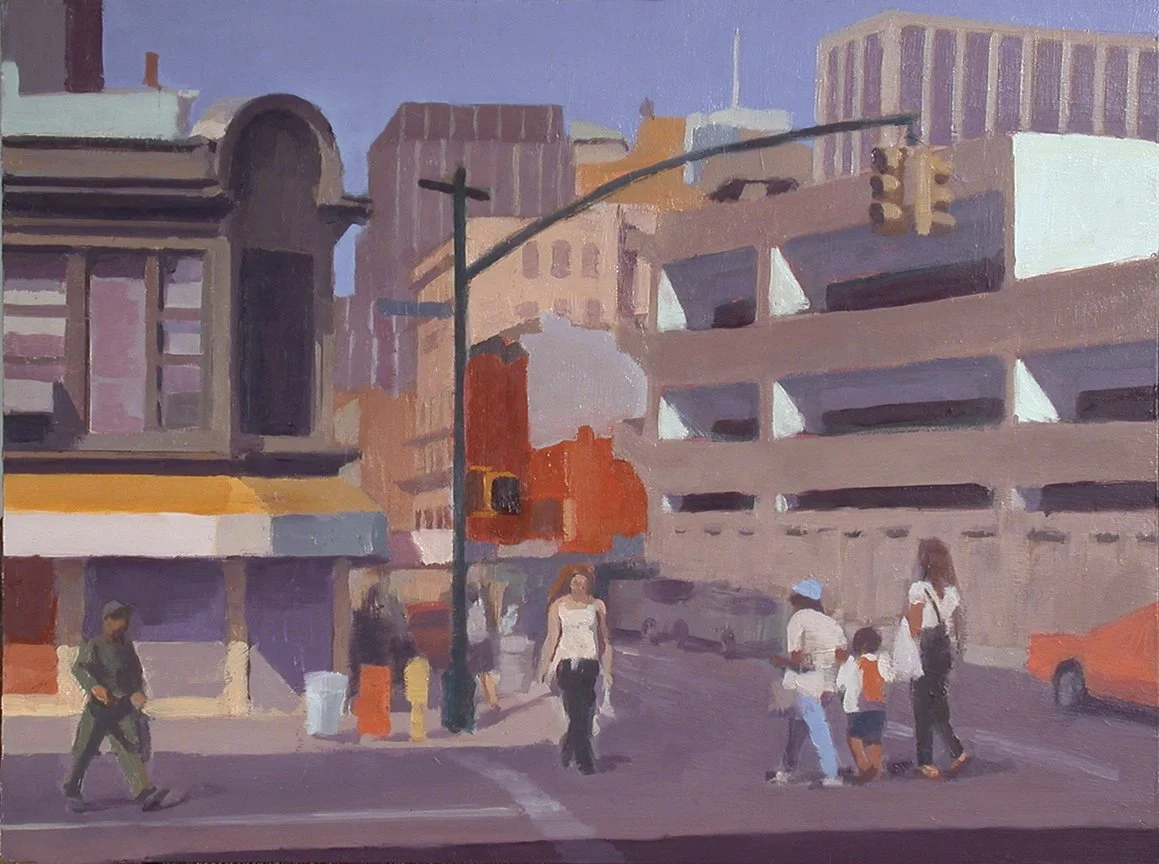  Atlantic Avenue, 9" x 12", Oil on Panel