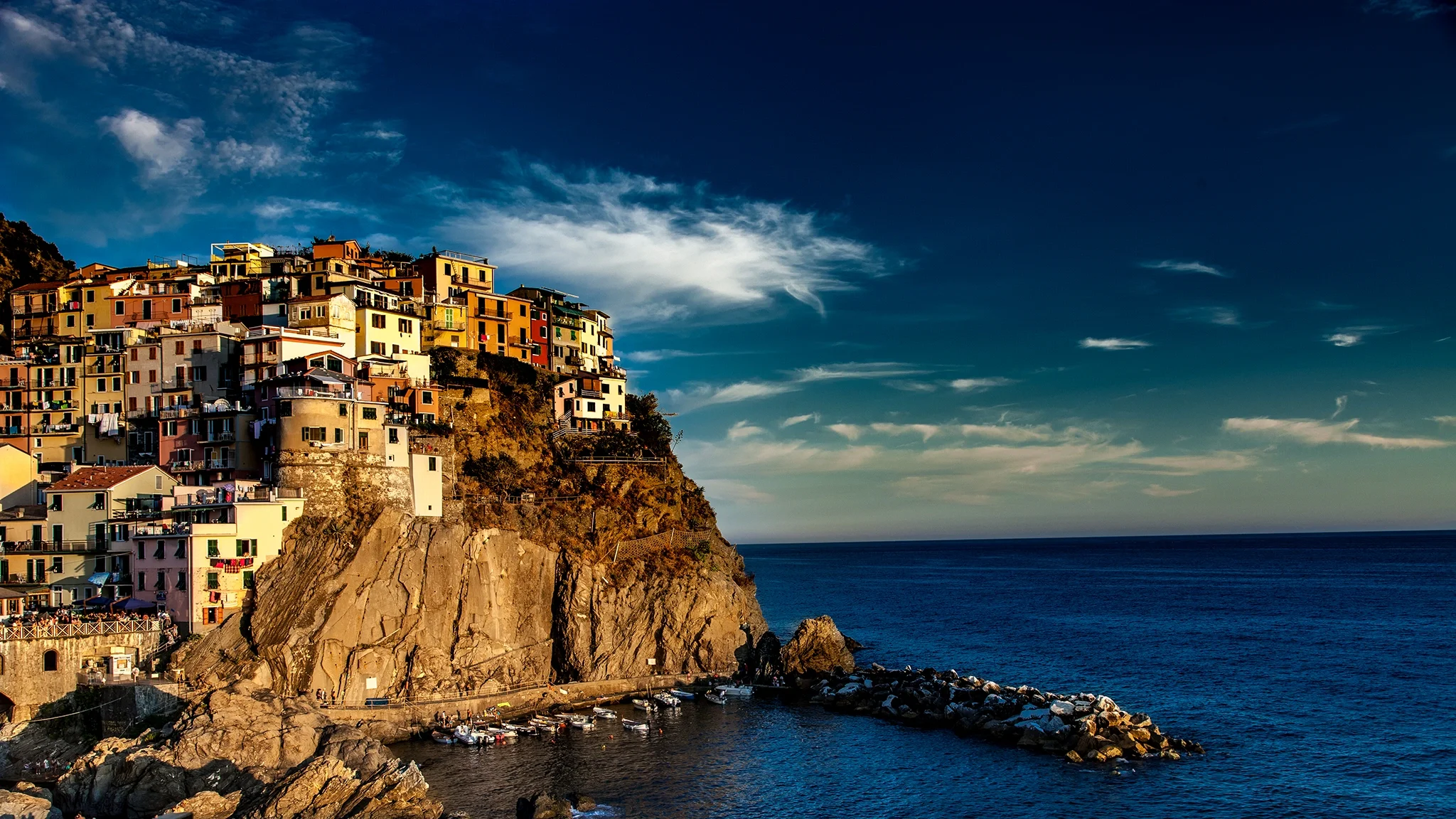 Coastal village in Cinque Terre, Italy — travel marketing