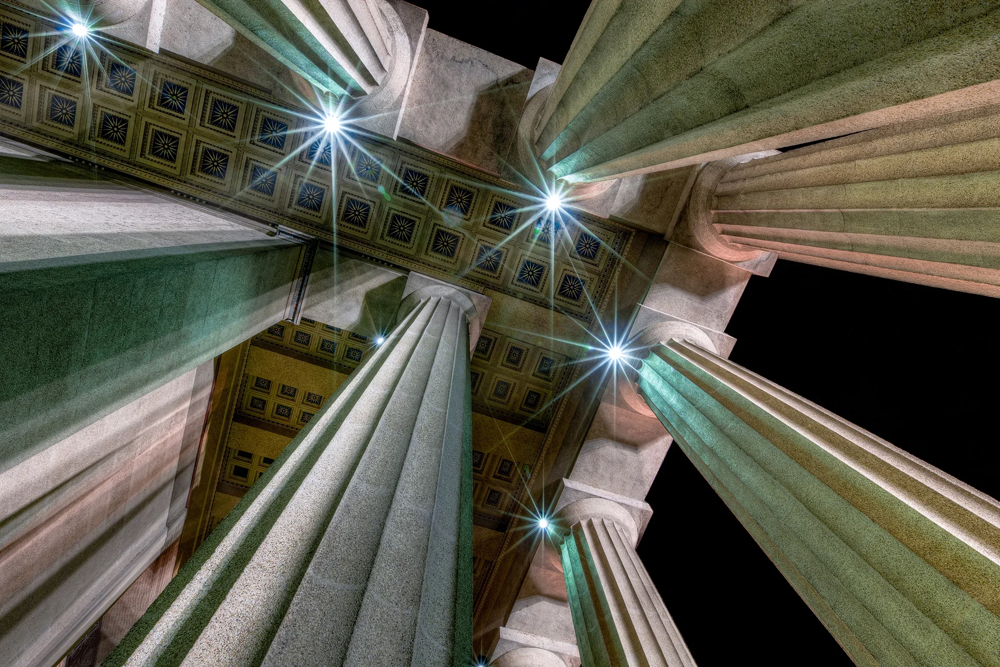 Parthenon replica, Centennial Park, Nashville — architectural photography