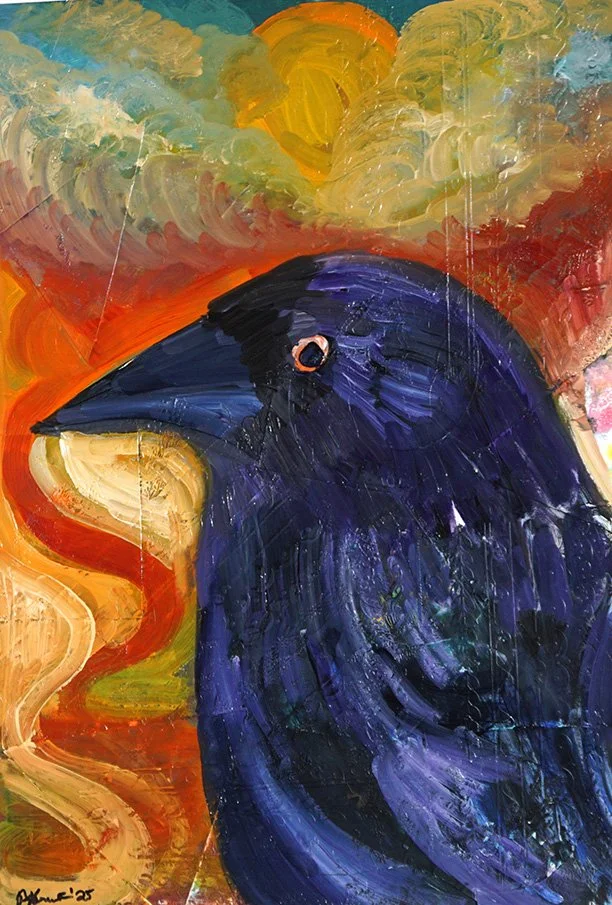 Crow In The Desert