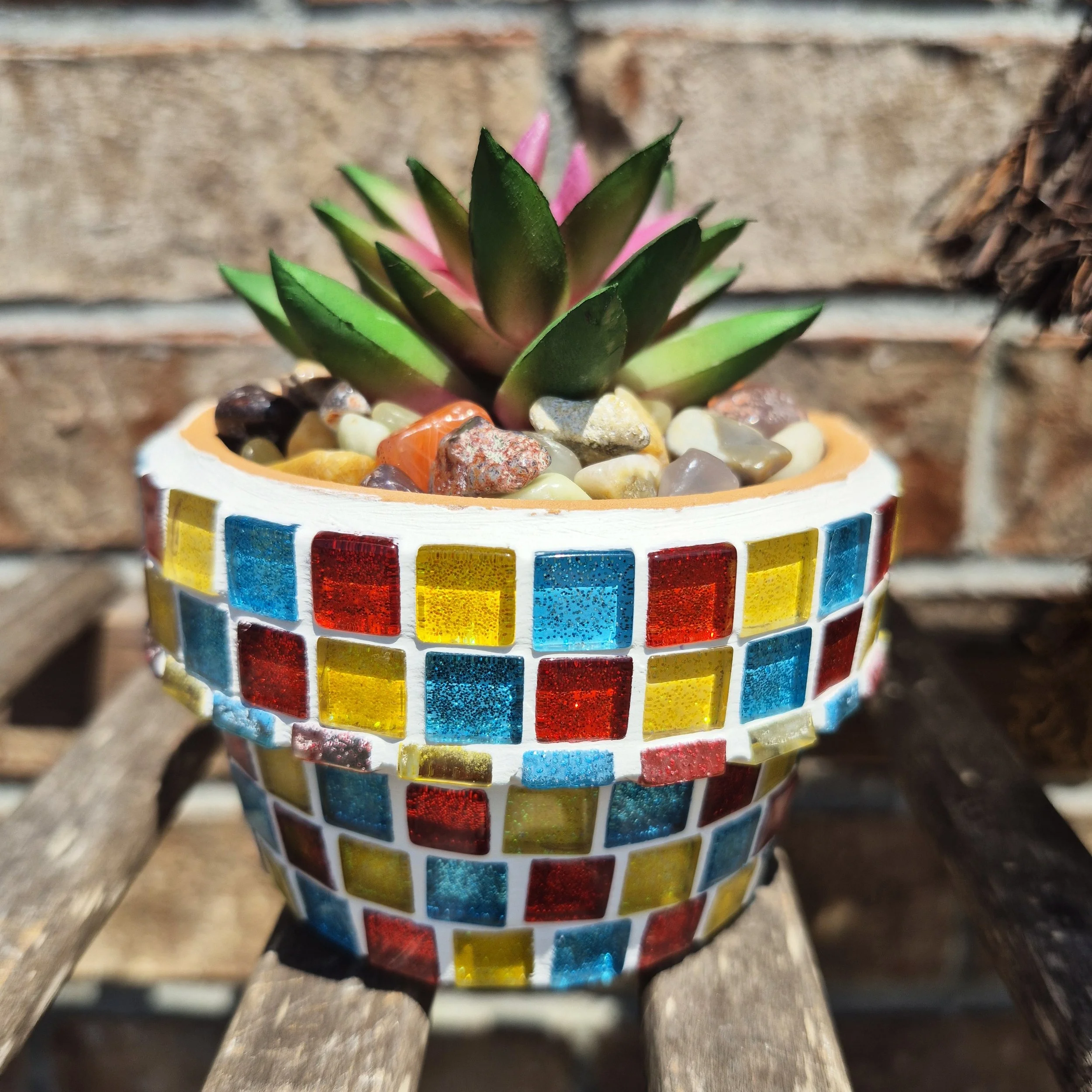 Primary Sparkle Planter {X-Small (Wide)}