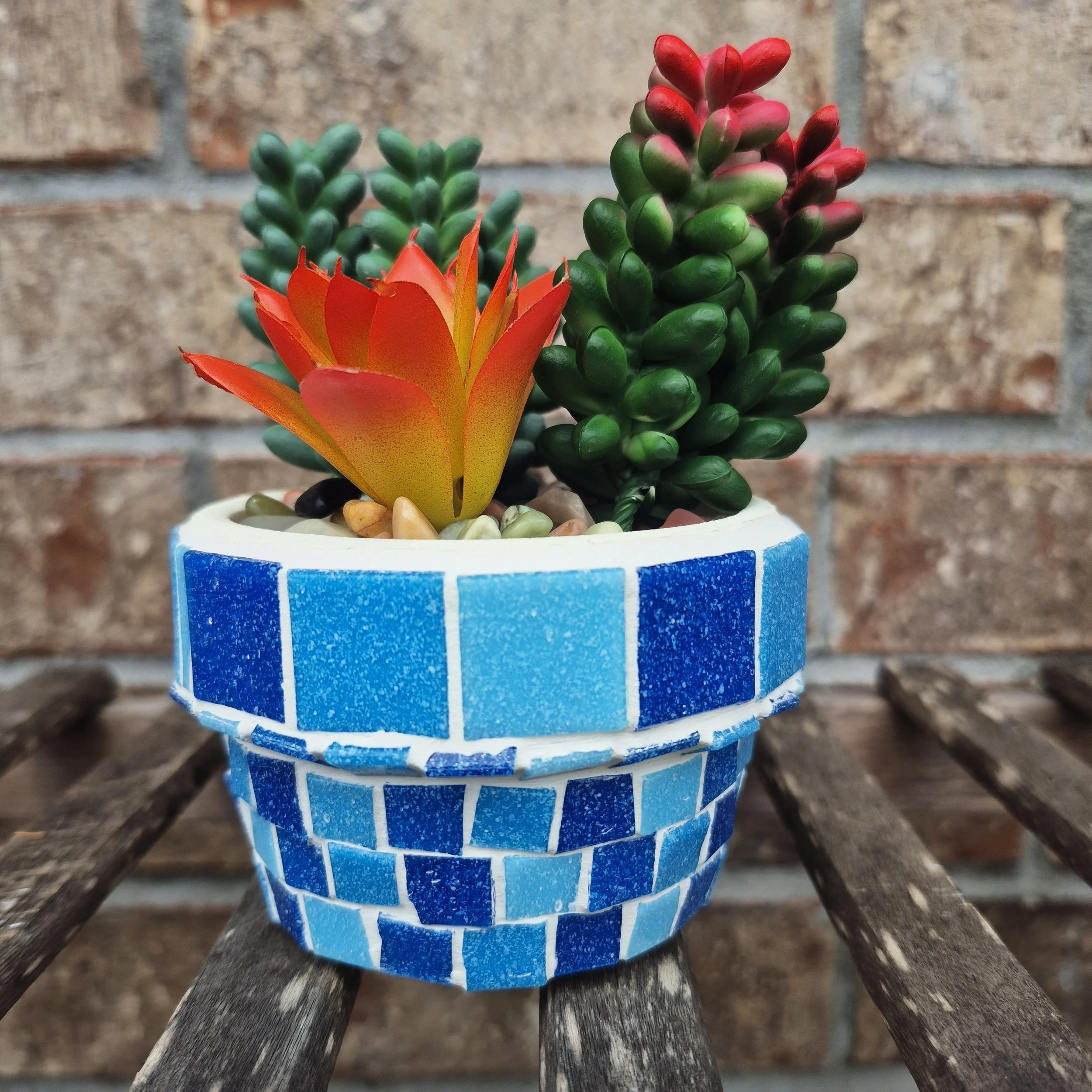 Classic Blue Planter {X-Small (Wide)}
