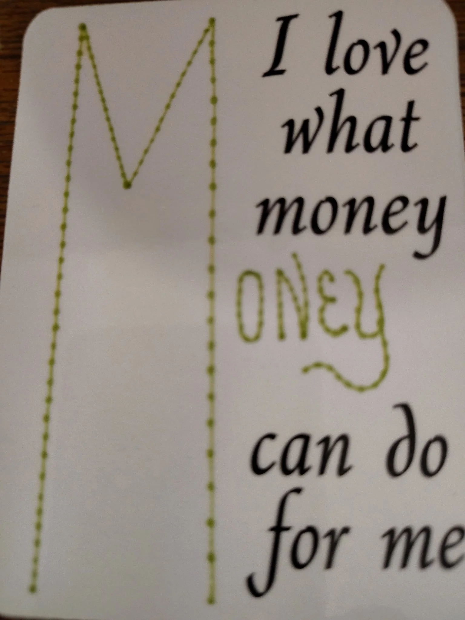 Money, Money, Money Workshop