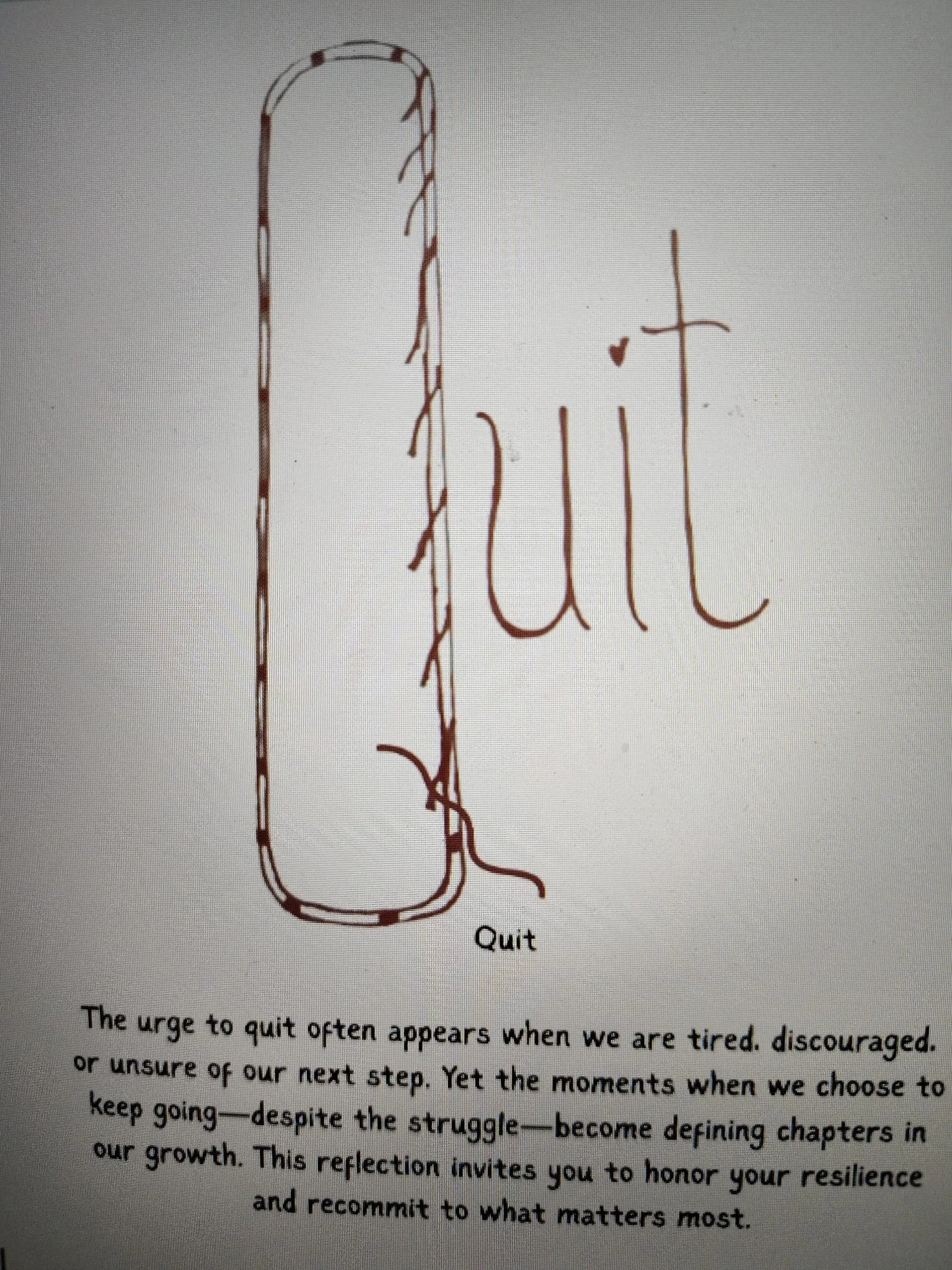 Quitting Workshop