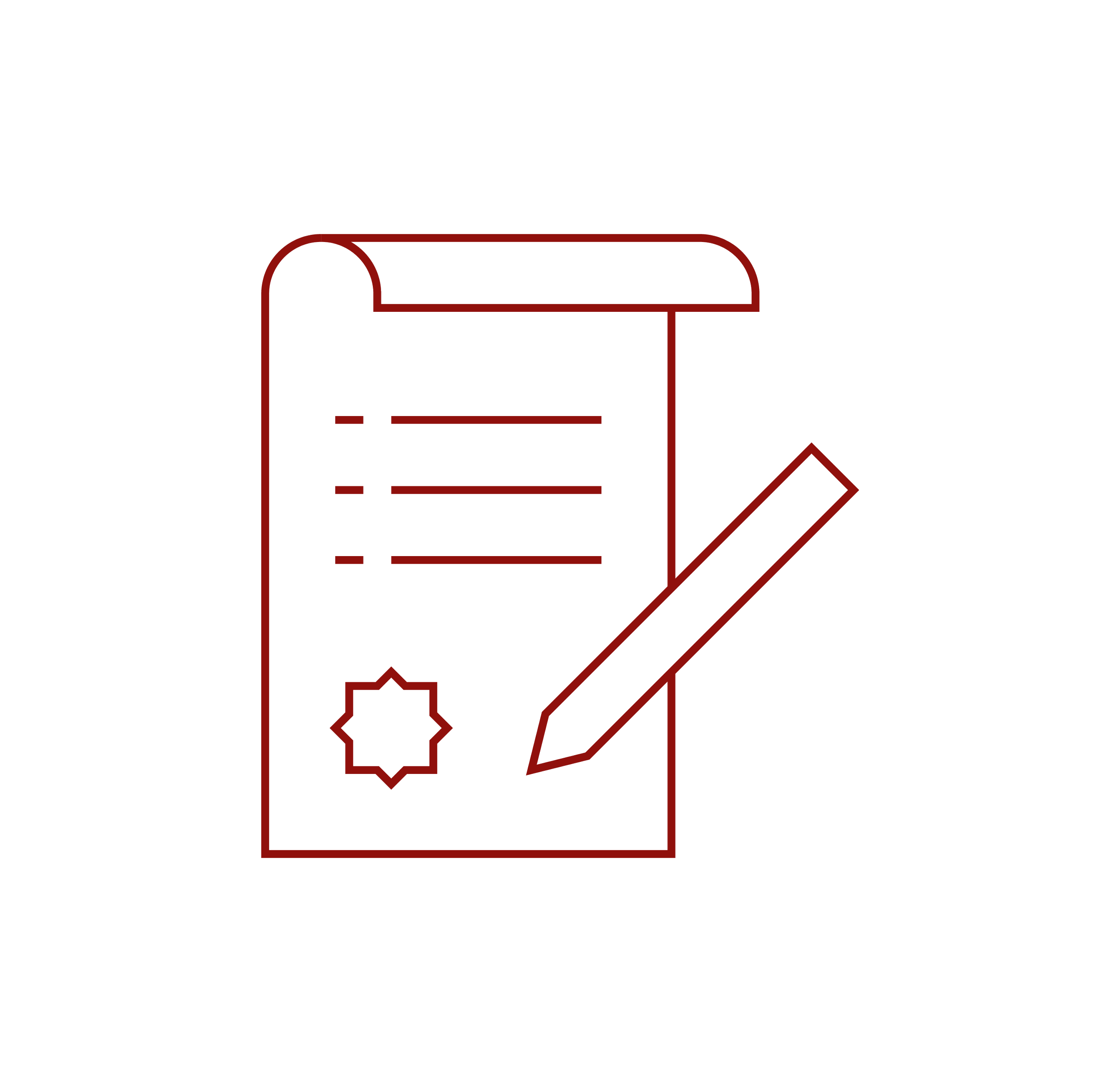 A technical drawing or blueprint with red lines on a black background, showing architectural or engineering details.