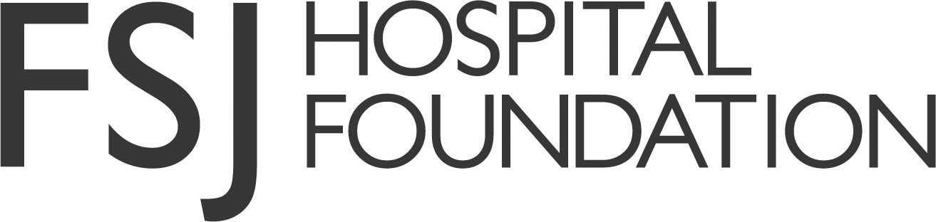 The logo of FJH Hospital Foundation, featuring the text 'FJH Hospital Foundation' with 'FJH' in larger font on the left and 'Hospital Foundation' to the right.