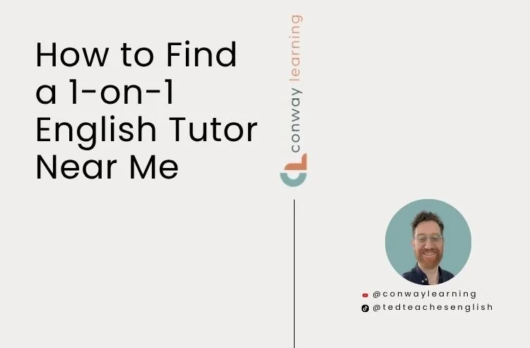 How to Find a 1-on-1 English Tutor Near Me