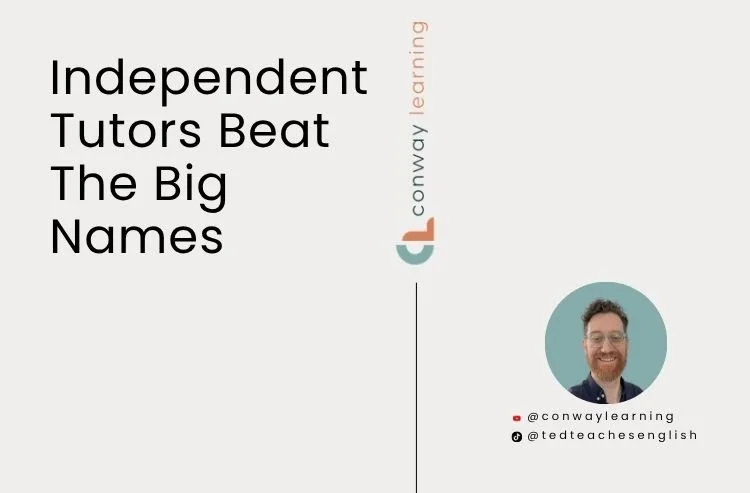 Why an Independent Reading and Writing Tutor Beats the Big Tutoring Companies