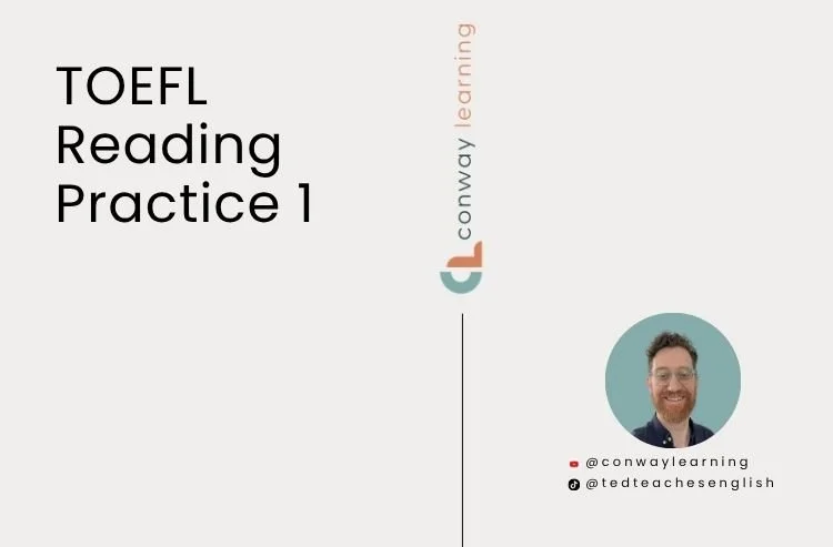 TOEFL Reading Practice 1