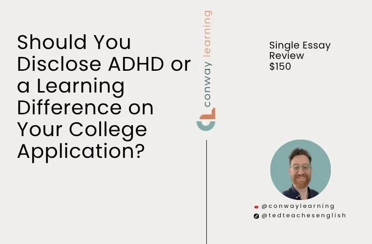 Should You Disclose a Learning Difference on Your College Application?